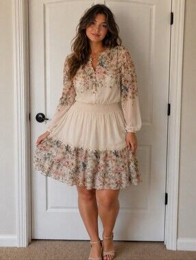 Zimmerman Inspired Romantic Floral Boho Whimsical Dress – NWT – XL